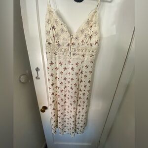 NWT Free People intimately white floral slip dress